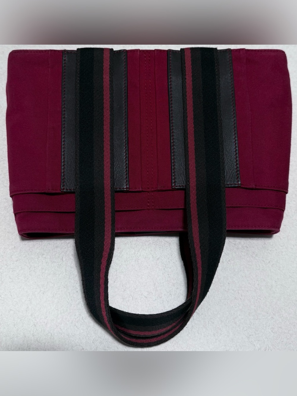 Hermes Troca Horizontal PM Canvas Handbag - Picture 9 of 16